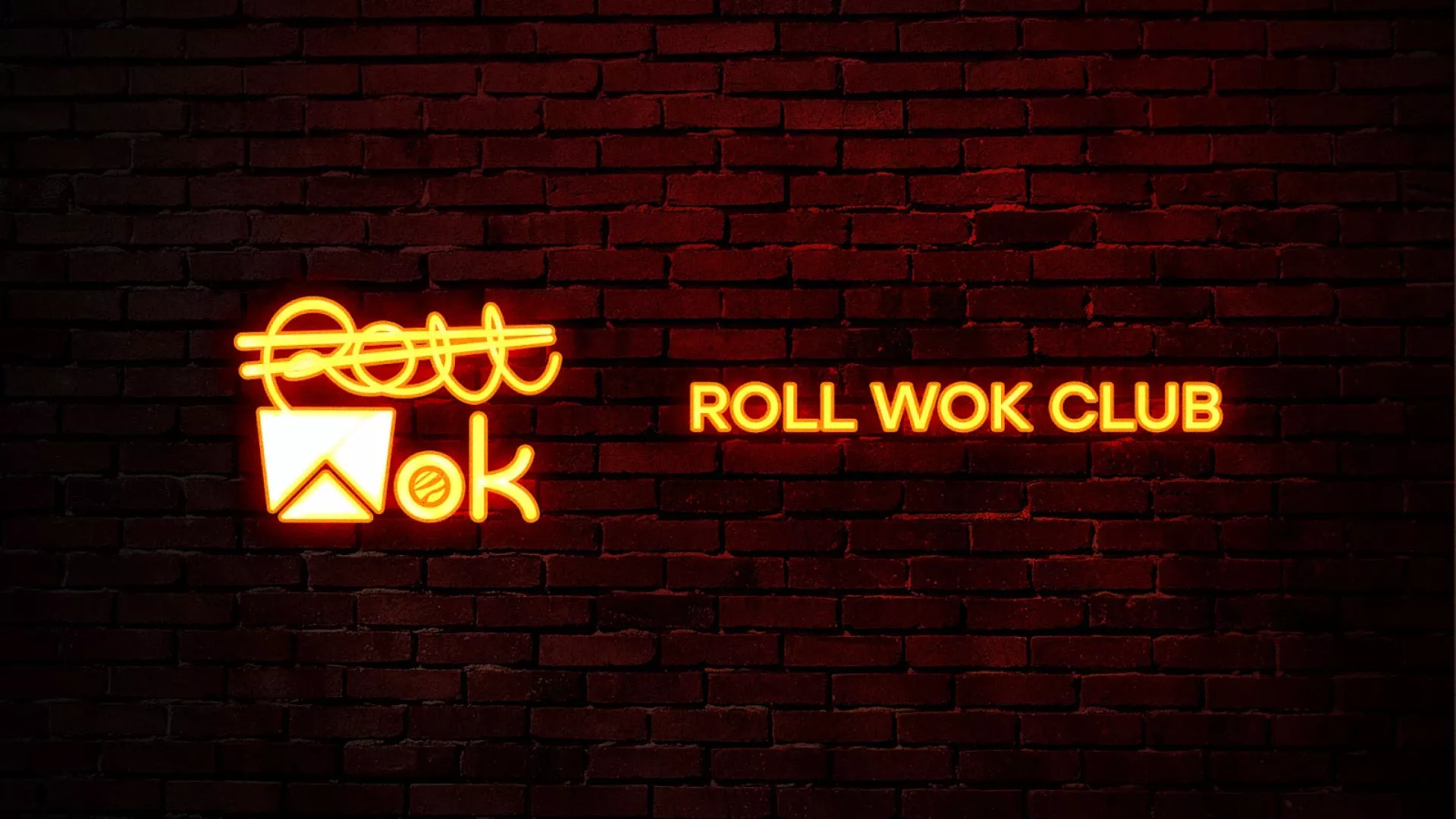 Разработка интерьерной вывески суши-бара «Roll Wok Club» в Касимове
